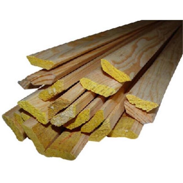 Alexandria Moulding 0W999-20096C1 8 ft. Inside Corner Solid Pine Moulding; Pack Of 10